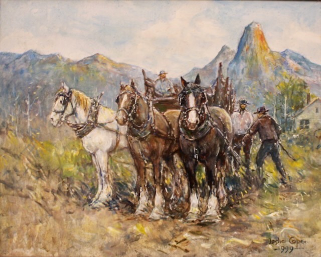 Kiko Realtors, Auctioneers, Advisors Original Leslie Cope Art